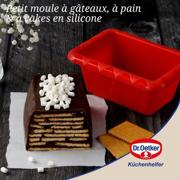 Litet 18 cm silikonbakform Dr Oetker Flexxibel Love