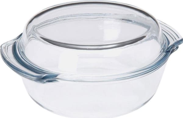 ASJ Commerce Ovnsfast bakebolle med lokk, 1,7 l