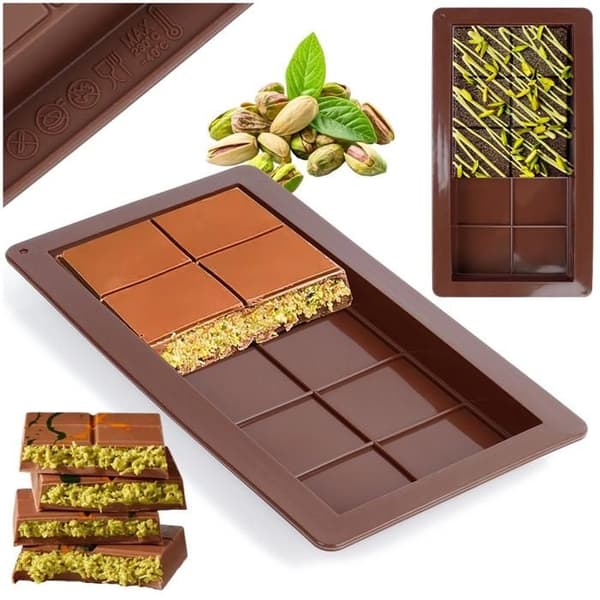 SILIKONFORM FÖR CHOKLADPLATTA DUBAI FORM 13,5 X 25CM