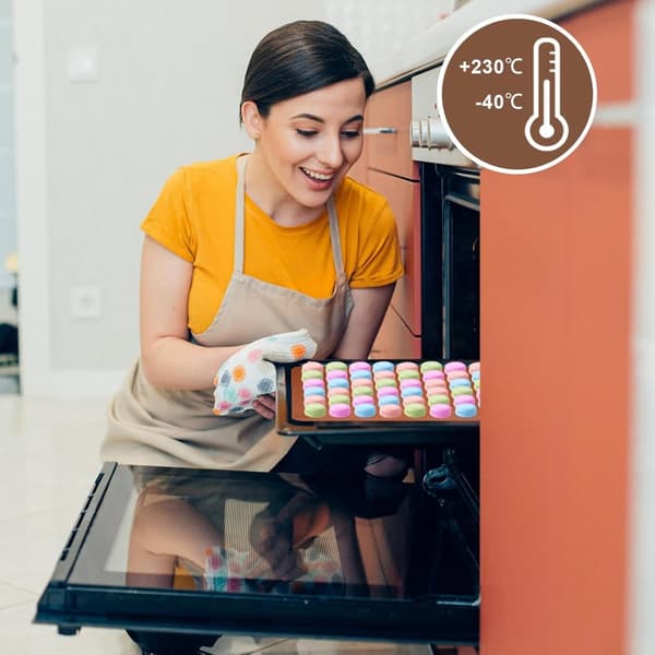 Macaron Kakform i Silikon / Form - 48 platser