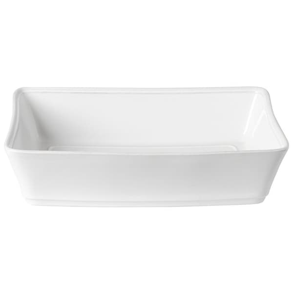 Rektangulär tallrik 34,9 x 26 cm Friso Vit - Costa Nova