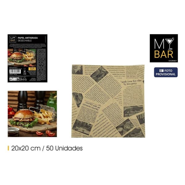 Talouspaperi My Bar 20 x 20 cm (24 osaa)