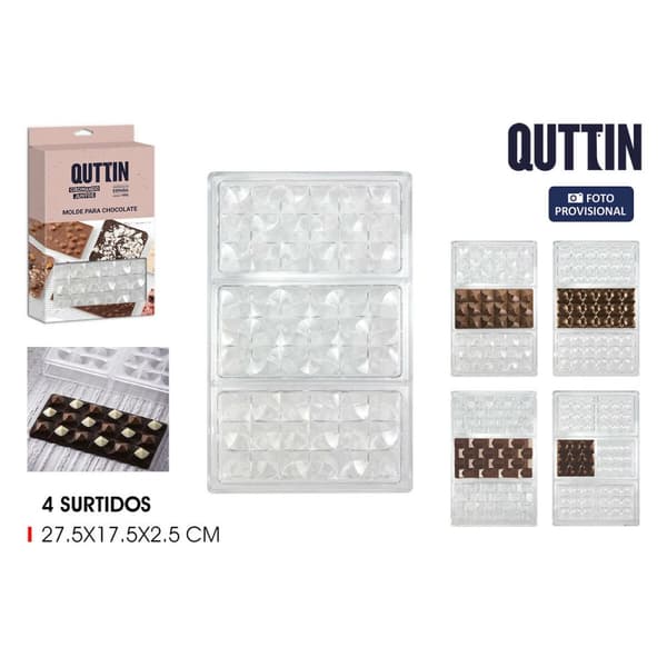 Kakkuvuoka Quttin CHOCOLATE 27,5 x 17,5 x 2,5 cm (12 osaa)