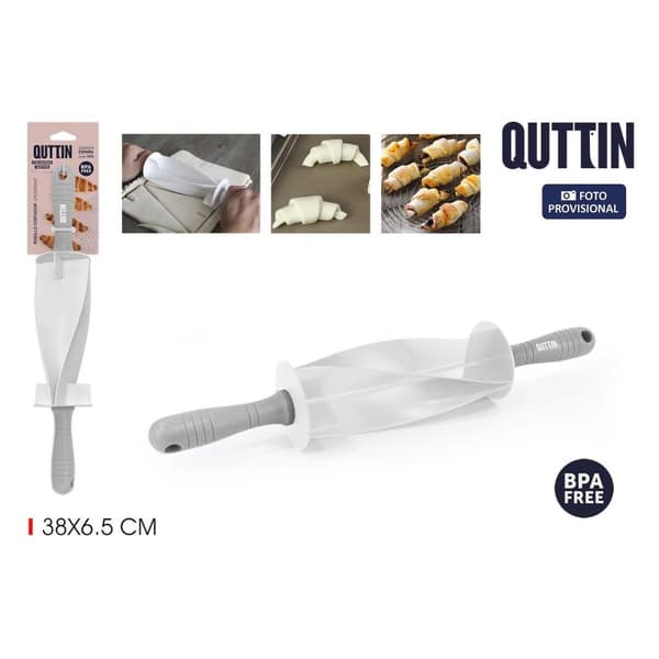 Kagerulle med former Quttin CROISSANT 38 x 6,5 cm (12 enheder)