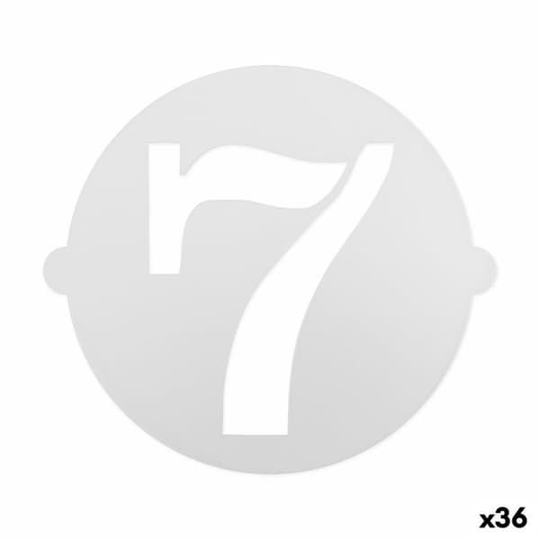 Tårtmall Algon 25 cm Siffror 7 (36 antal)