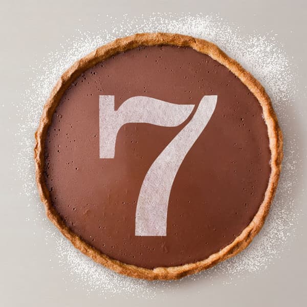 Kakun malli Algon 25 cm Numerot 7 (36 Osaa)
