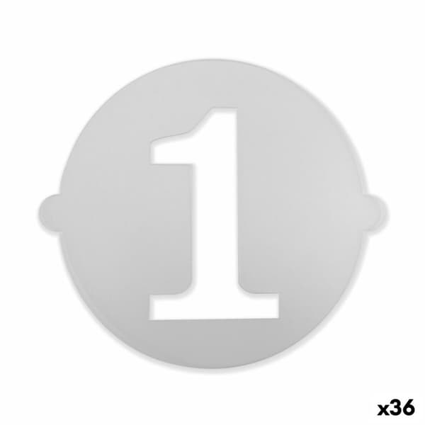 Tårtmall Algon 25 cm Siffror 1 (36 antal)