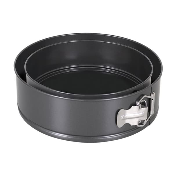 Springformpanne Quttin Svart 24 x 7+28 x 6,8 cm 2 Deler (6 enheter)