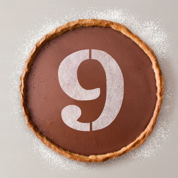 Kakun malli Algon 25 cm Numerot 9 (36 Osaa)