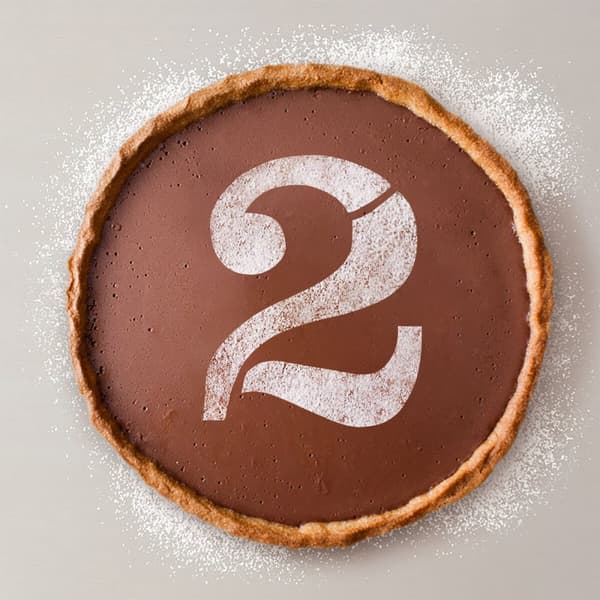 Kakun malli Algon 25 cm Numerot 2 (36 Osaa)