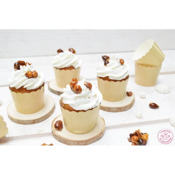 Kraft cupcake- och muffinsformar 25 stycken