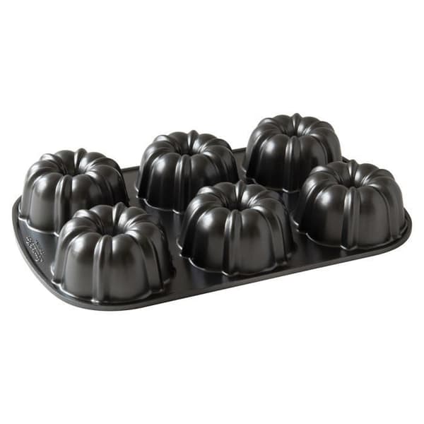 Moule Bundtlette - Nordic Ware - Aluminium - Svart - 1 Portion - Ej diskmaskinskompatibel