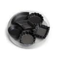 Miniatyrbild 2 av 2: GOBEL petit fours form Set med 30 olika non-stick metall petit fours formar