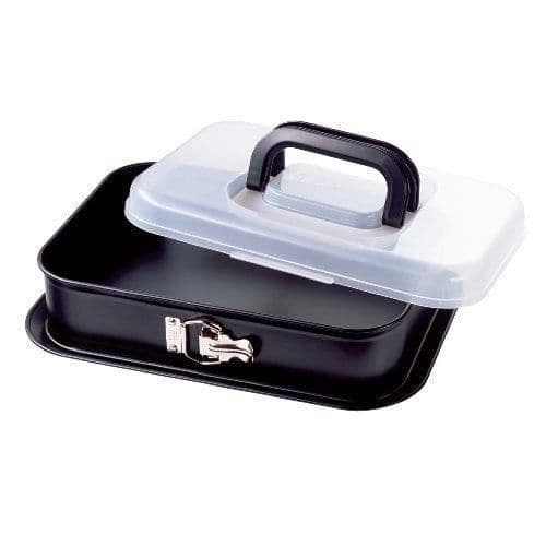 Springform - W. F. Kaiser - BakeTake - Rektangulär 35 x 24 cm - Svart - Bakverk