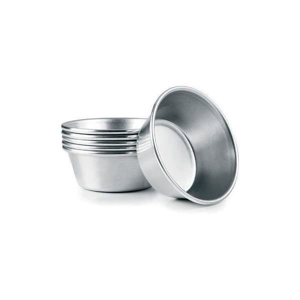 Pastèis de Nata formar - IBILI - Set om 6 - 7,5 x 2 cm - Grå - Non-stick
