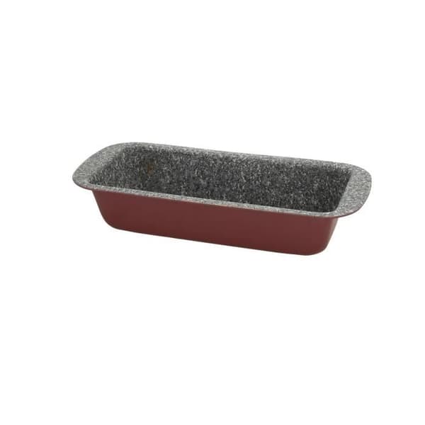 Tognana Porcellane W444130GGBO, Pound cake form, Rektangulär, Plan yta, Grå, Röd, Kolstål, Italien