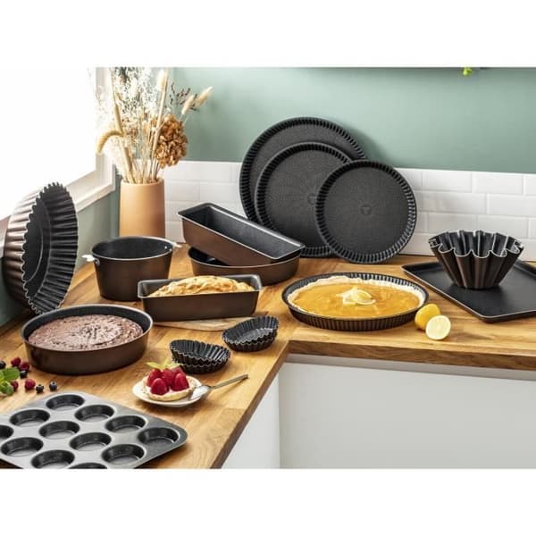 TEFAL Success Briocheform 23 cm, Non-stick beläggning, Tillverkad i Frankrike, Tobak J1606602