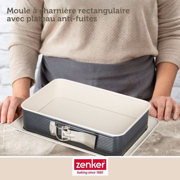 Hinged form - ZENKER - 7821 - Rostfritt Stål - 28x18x7 cm - Non-stick