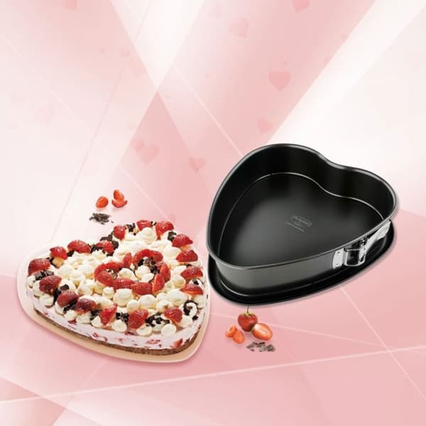 Moule coeur à charnière 25 x 25 cm Dr. Oetker Bak-glädje