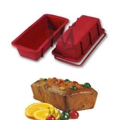 Moule à Plum-Cake - Silikomart - SFT326 - Silikon - Terrakotta - 240x105x65mm