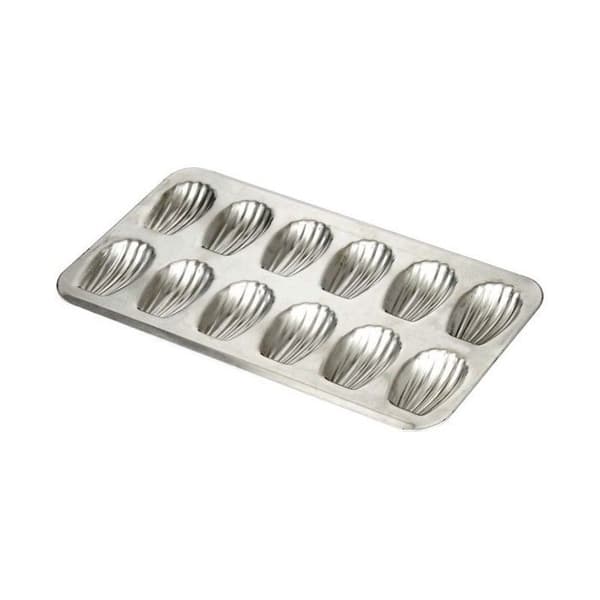 Madeleineform - Gobel - Bakplåt - 12 platser - Plåt - Made in France