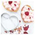 Miniatyrbild 2 av 4: Tartcirklar - SCRAPCOOKING - Hjärta - 7,5 x 8,5 cm - Inox - 4 st