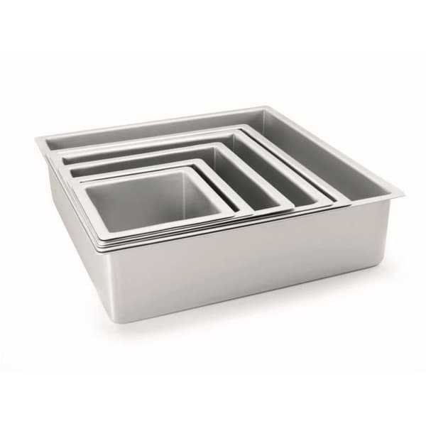 Fyrkantig form - Ibili - 815215 - Anodiserad aluminium - 15x15x10 cm - Djup 10 cm