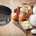 Miniatyrbild 5 av 6: Moule à manqué à charnière - RELAXDAYS - Set de 4 - Inox - Antiadhésif - 18-24-26-28 cm