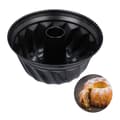 Miniatyrbild 1 av 6: Relaxdays Savarin kakform Kouglof, Ø 25 cm, kolstål, non-stick, professionell värmebeständig, svart