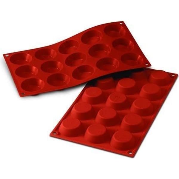Tartletform - SILIKOMART - 20.014.00 - Silikon - 15 avtryck - Diameter 5 cm