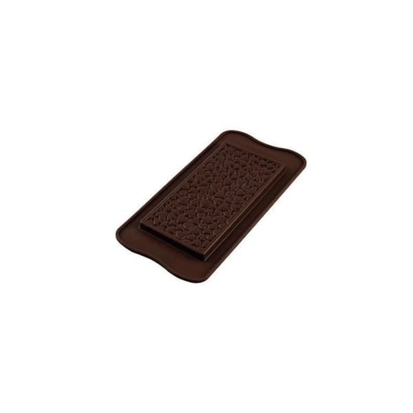 Chokladform - Kärlek - Choco Bar - Silikon - 115mm x 77mm x 9mm - Smidig och hållbar