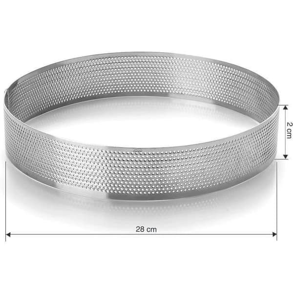 Tårtform - Lacor - D28 cm - Tål diskmaskin - 1 st - Grå