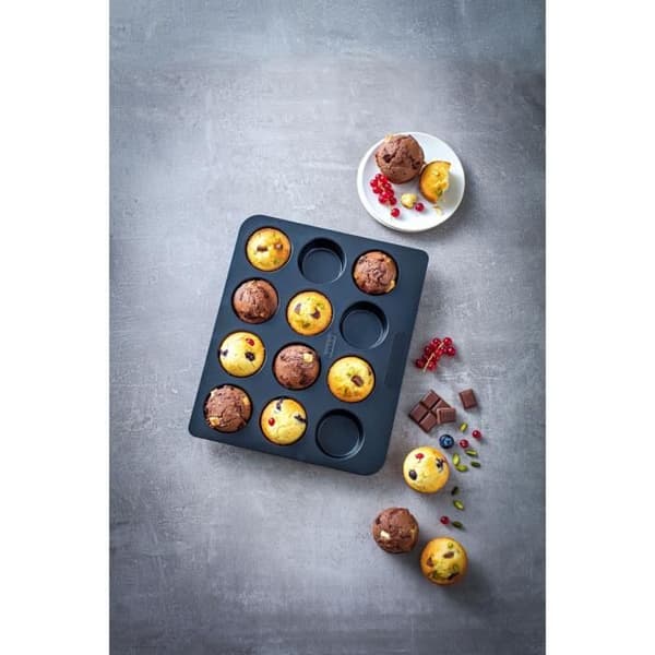 PYREX - MAGIC - 12 muffinsform i metall