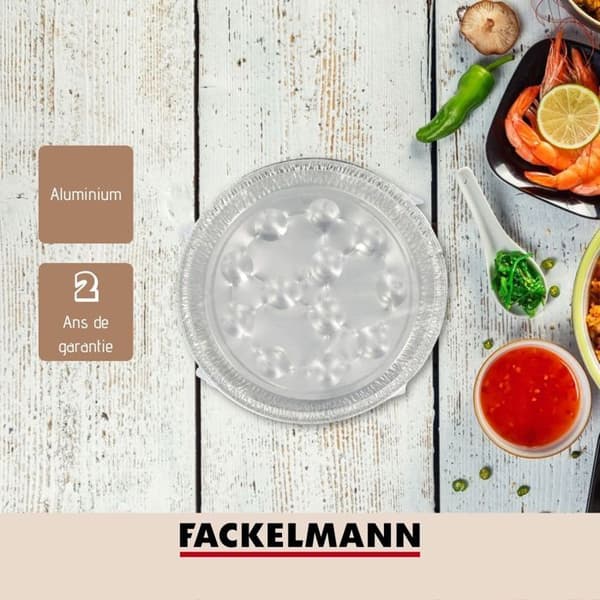 Set med 10 snigelrätter i aluminium 17,5 cm Fackelmann