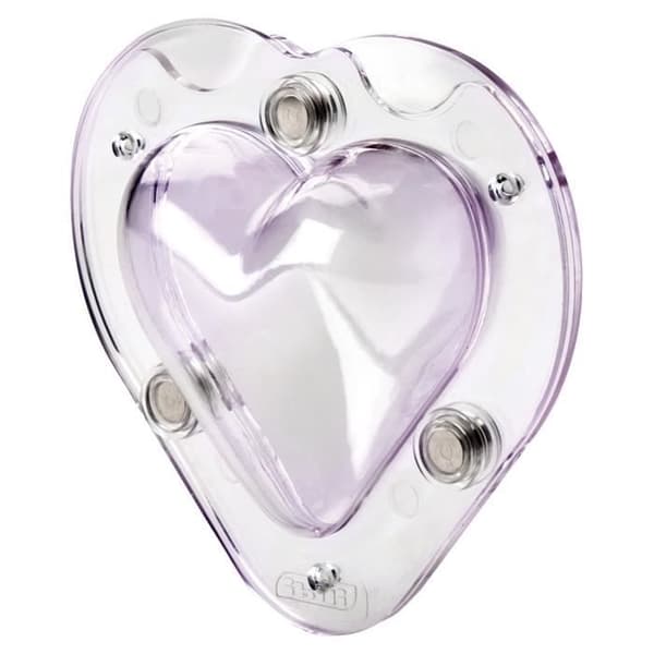 3D hjärtform - IBILI - 9 cm - Polykarbonat - Transparent - 14 x 14 x 5 cm