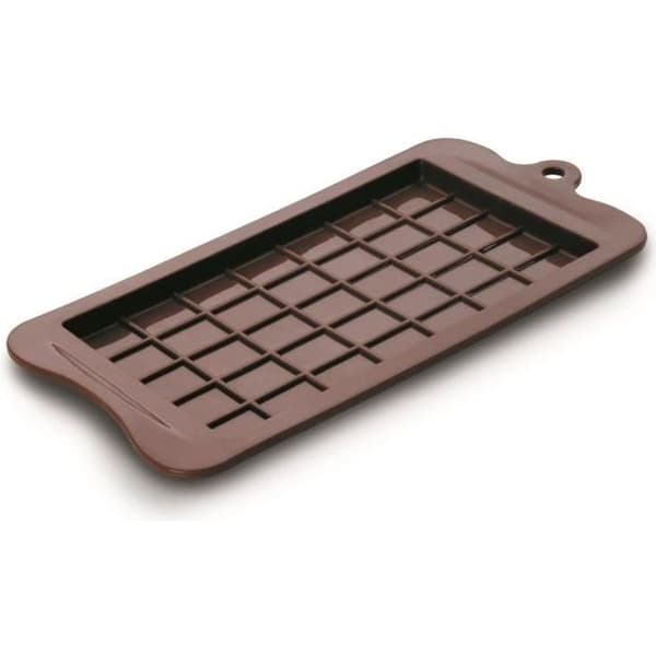 CHOKLADTABLETTSFORM - SILIKONFORM - MÅTT 9,5 X 18,5 CM - SÄKER I UGNEN, DISKMASKINEN, MIKROVÅGGEN, FRYS. AV...
