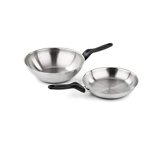 Multifunktionsstekpanna - Barazzoni - 278109028 - Svart - Rostfritt stål - 28 cm - Tål maskindisk