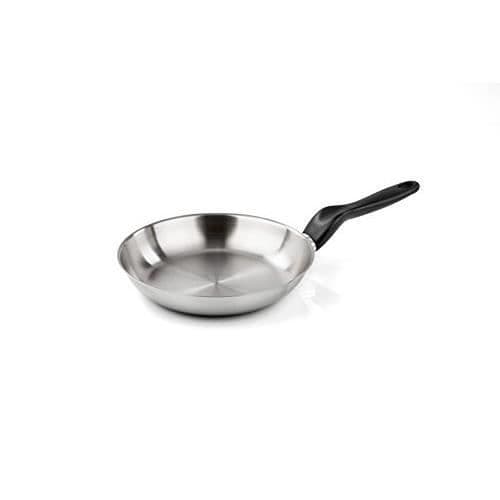 Multifunktionsstekpanna - Barazzoni - 278109028 - Svart - Rostfritt stål - 28 cm - Tål maskindisk