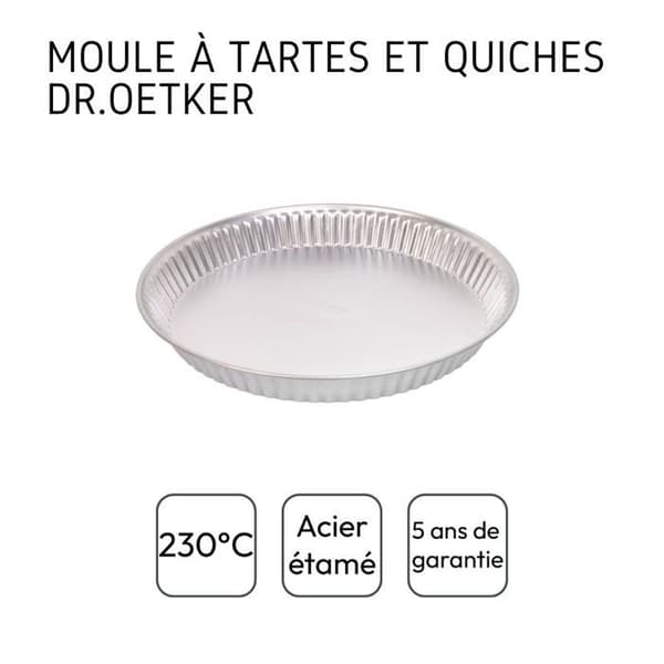 Tårtform - Dr.Oetker - 30 cm - Plåt - Gaskompatibel - Inte diskmaskinskompatibel