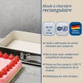 Miniatyrbild 2 av 6: Fällbar form - DR. OETKER - 4861 - Rostfritt Stål - 25x38cm - Kräm-antracit