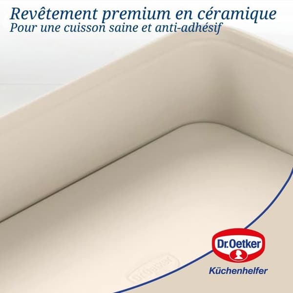 Muffinsform i keramik och ugnsform 28 x 18 cm Dr Oetker Back Trend