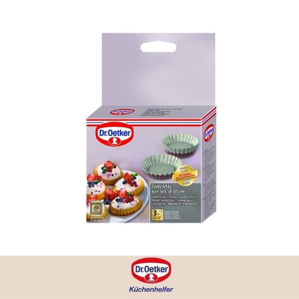 Lot med 6 tartelettformar 10 cm Dr. Oetker Baker Edition