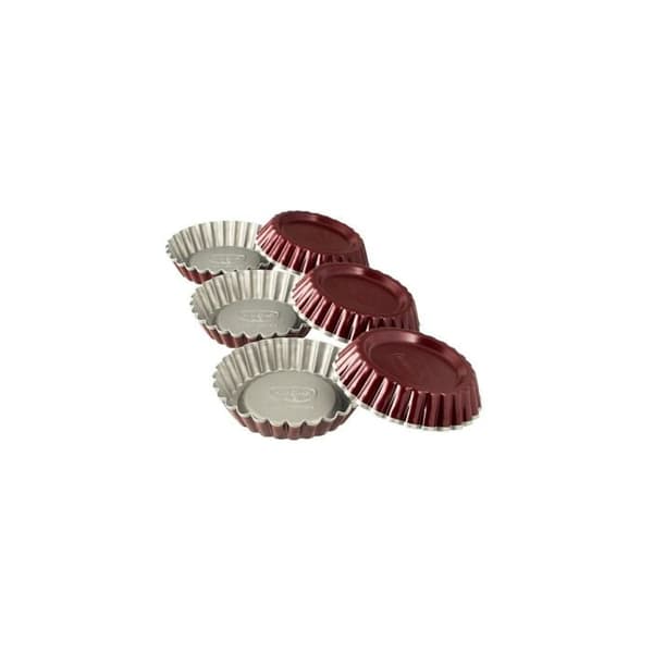 Lot med 6 tartelettformar 10 cm Dr. Oetker Baker Edition