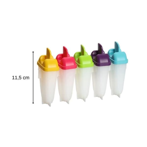 Glasskålar - Fackelmann - 5-pack - Plast - 11,5 x 5 cm - Hemlagad glass