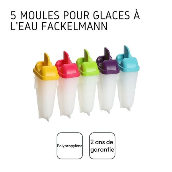Glasskålar - Fackelmann - 5-pack - Plast - 11,5 x 5 cm - Hemlagad glass