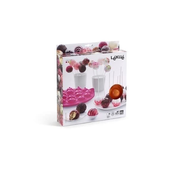LEKUE 18 Pop Cakes form rosa
