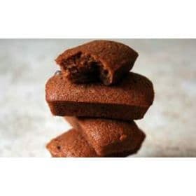 Gourmetform 20 mini financiers - silikon, svart