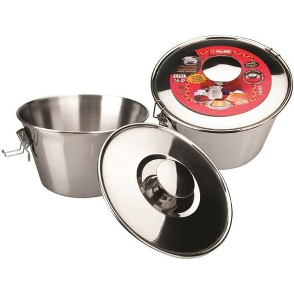 Puddingform - Ibili - 651616 - 16 cm - Rostfritt stål - Lock medföljer