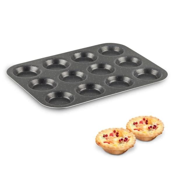 TEFAL Success 12-håls tallrik 23x30 cm, Non-stick beläggning, Made in France, Tobacco J1602802