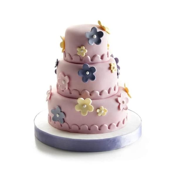 Ibili 827400 Steel 3 Tier Mini Tart Form